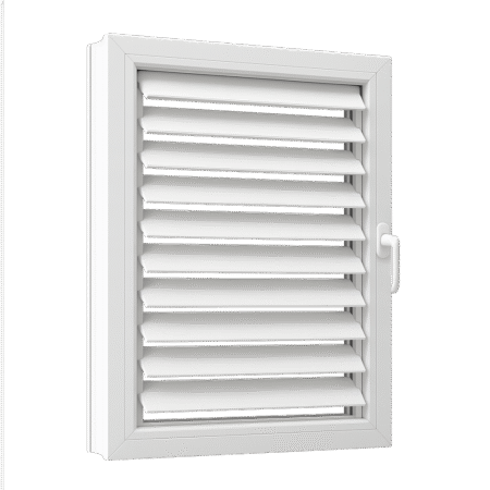 Louvered uPVC Windows